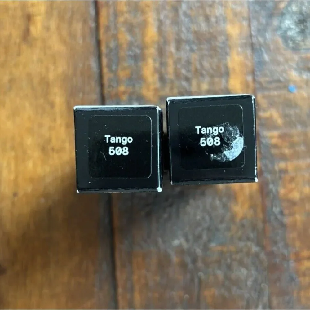 Bobbi Brown 10 Hour Moisturizing Luxe Lipstick 508 TANGO NIB Set Of Two Cosmetic